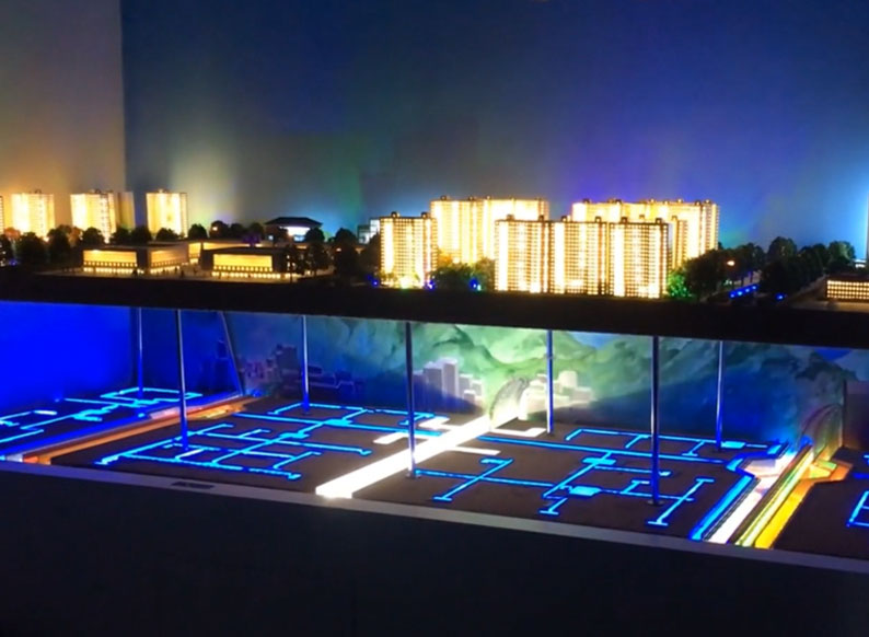 數字智能升降沙盤