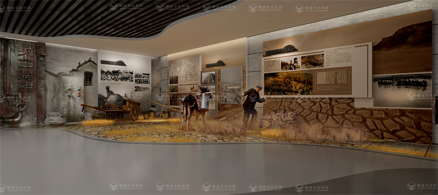 水係工程展廳設計-引漢濟渭實驗基地展廳