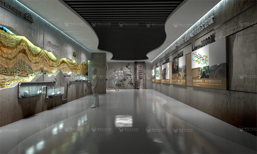 水係工程展廳設計-引漢濟渭實驗基地展廳